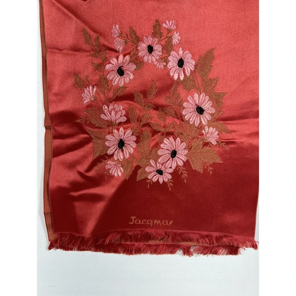Vintage Tapestry Table‎ Runner Jacqmar Embroidered Decor Cottagecore